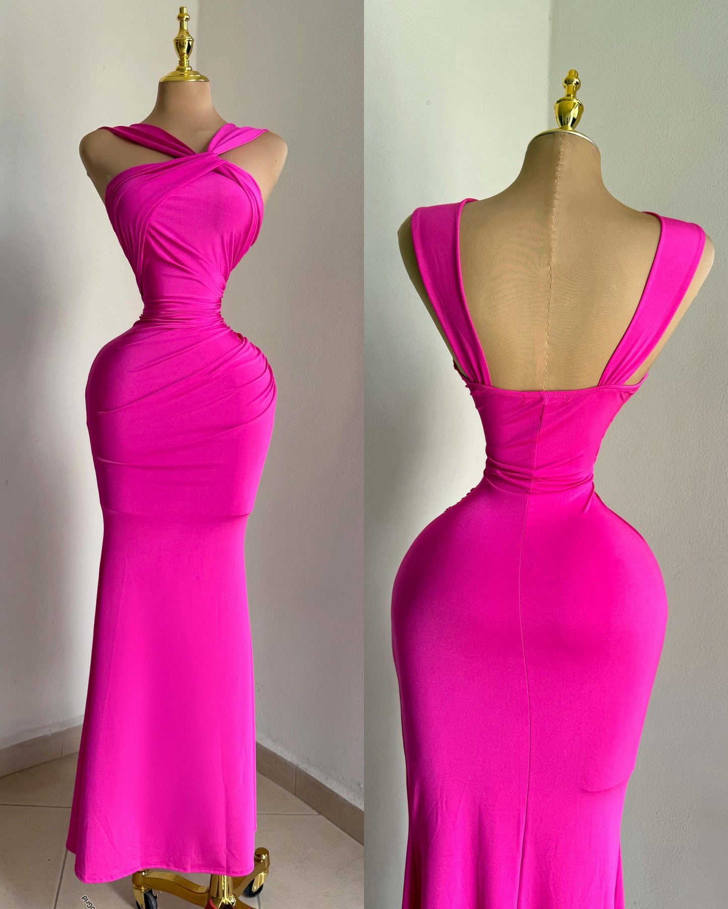 VESTIDO GEMINA ROSA