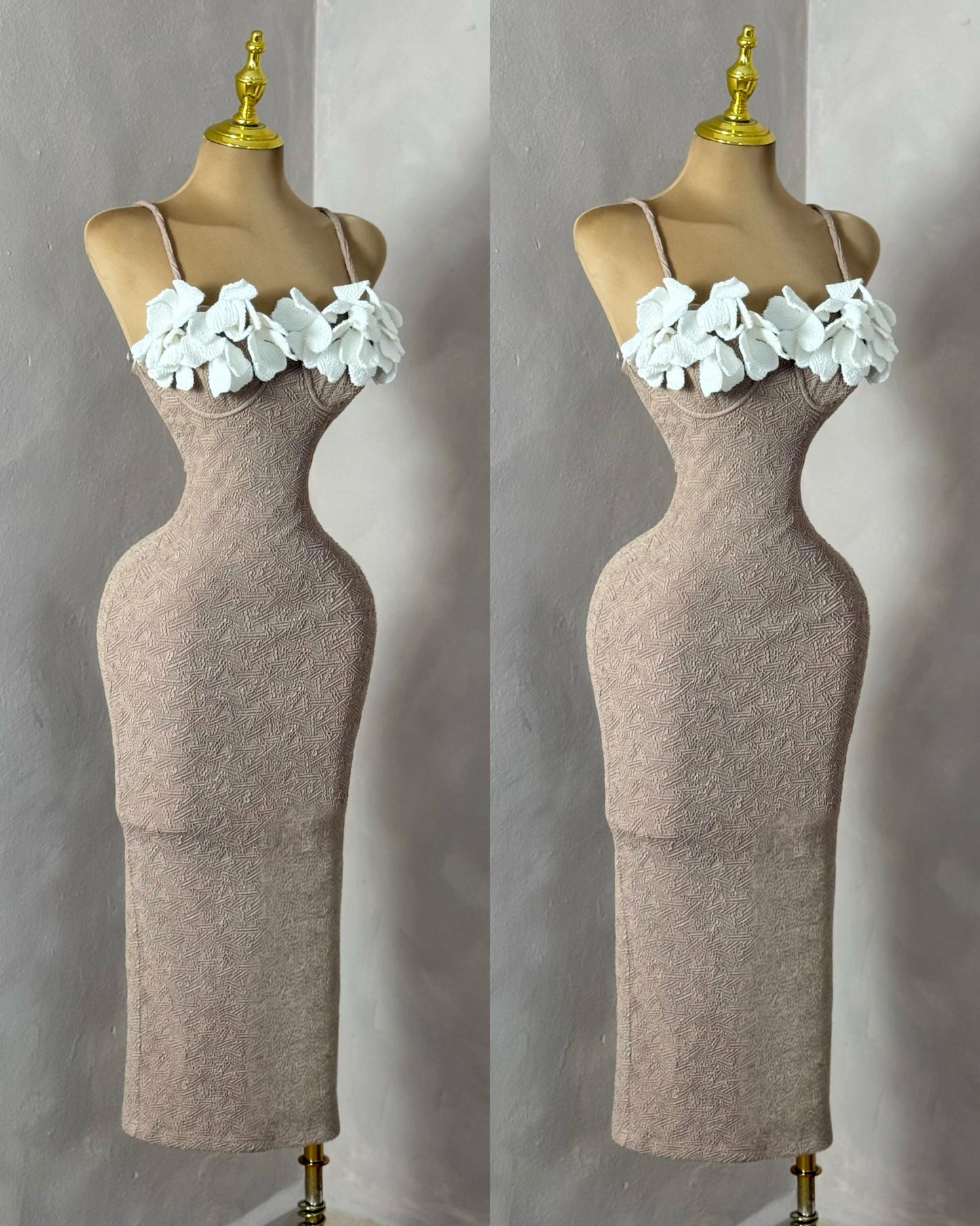 VESTIDO LILI BEIGE