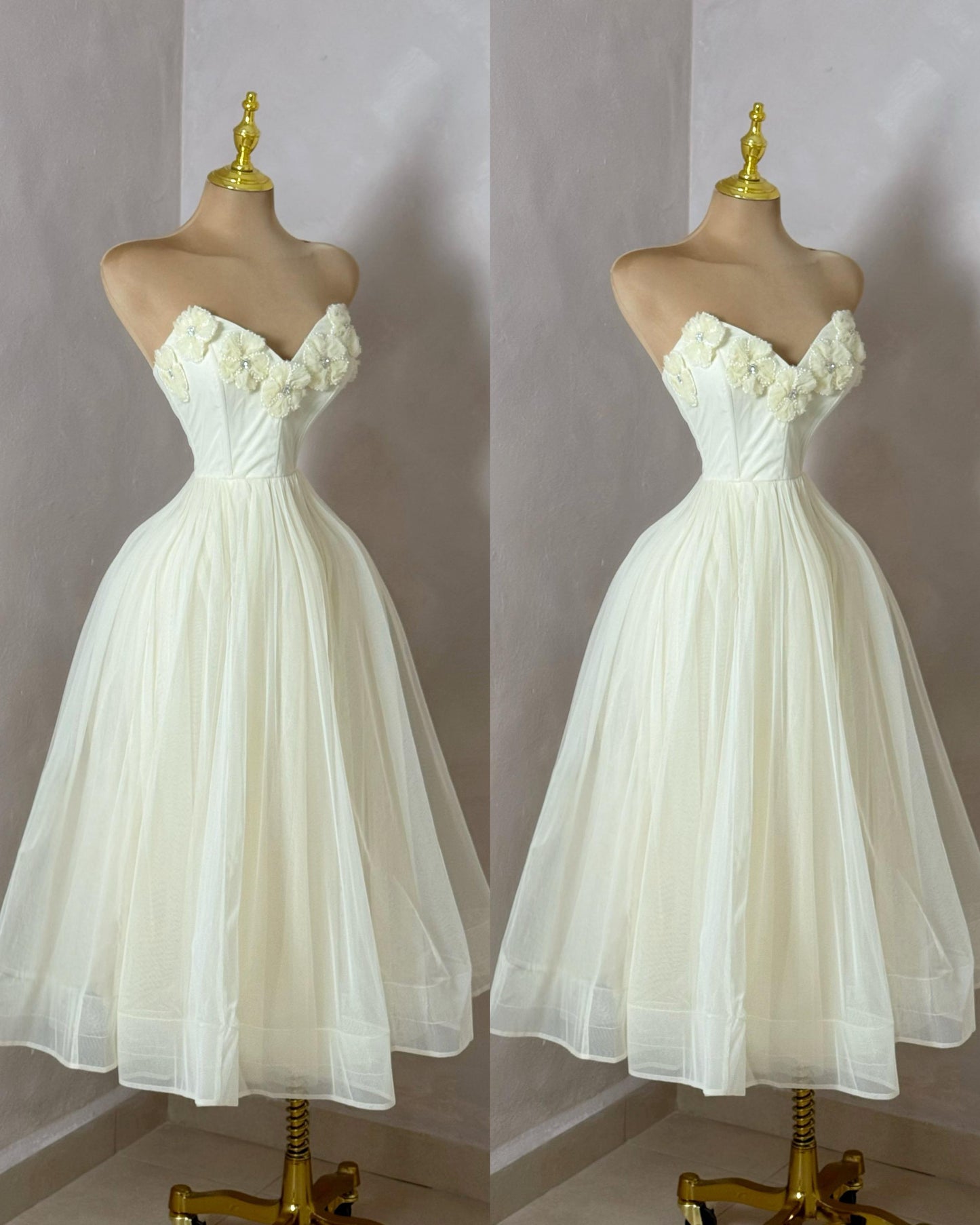 VESTIDO LILI MANTEQUILLA