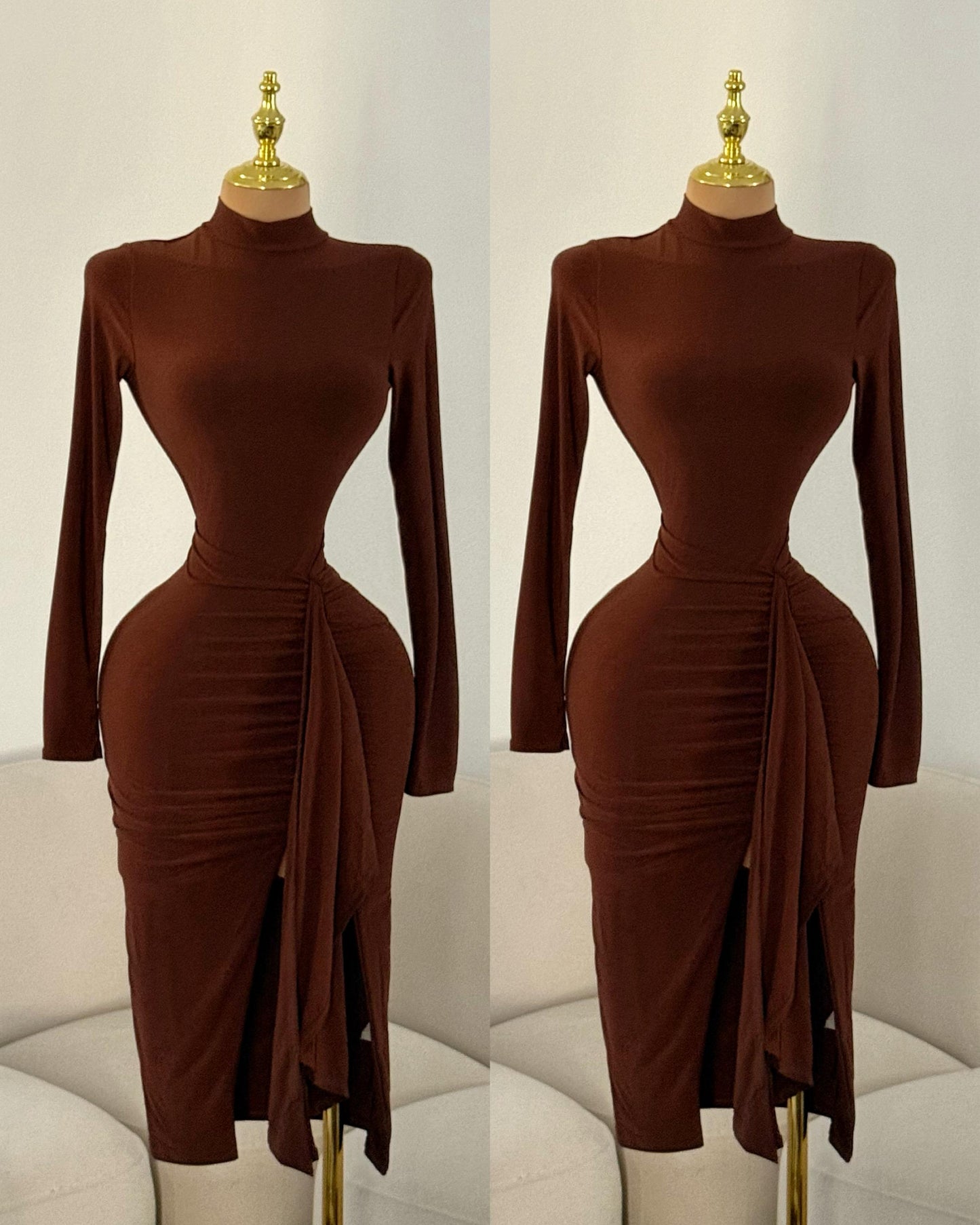 VESTIDO MIRIAM CAFE