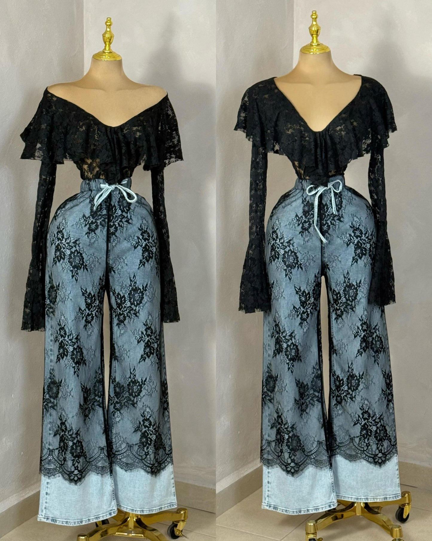 PANTALÓN ENCAJE