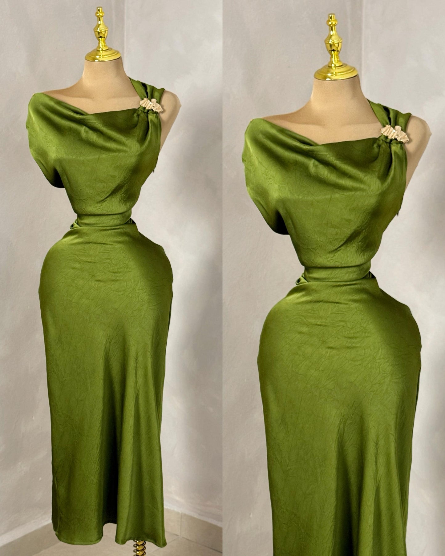 VESTIDO ALINAÉ OLIVO