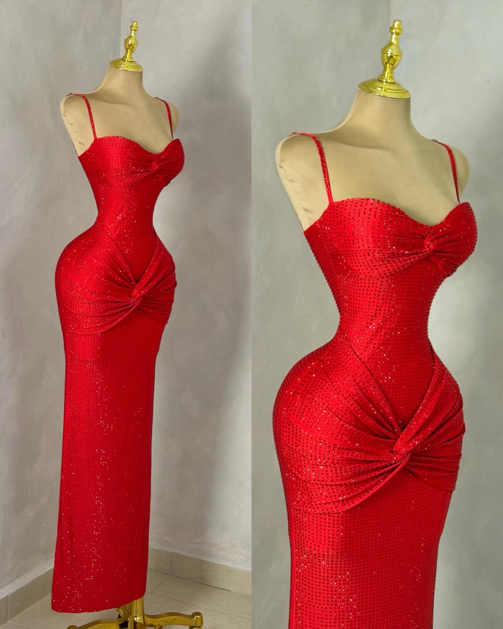 VESTIDO MAELA ROJO