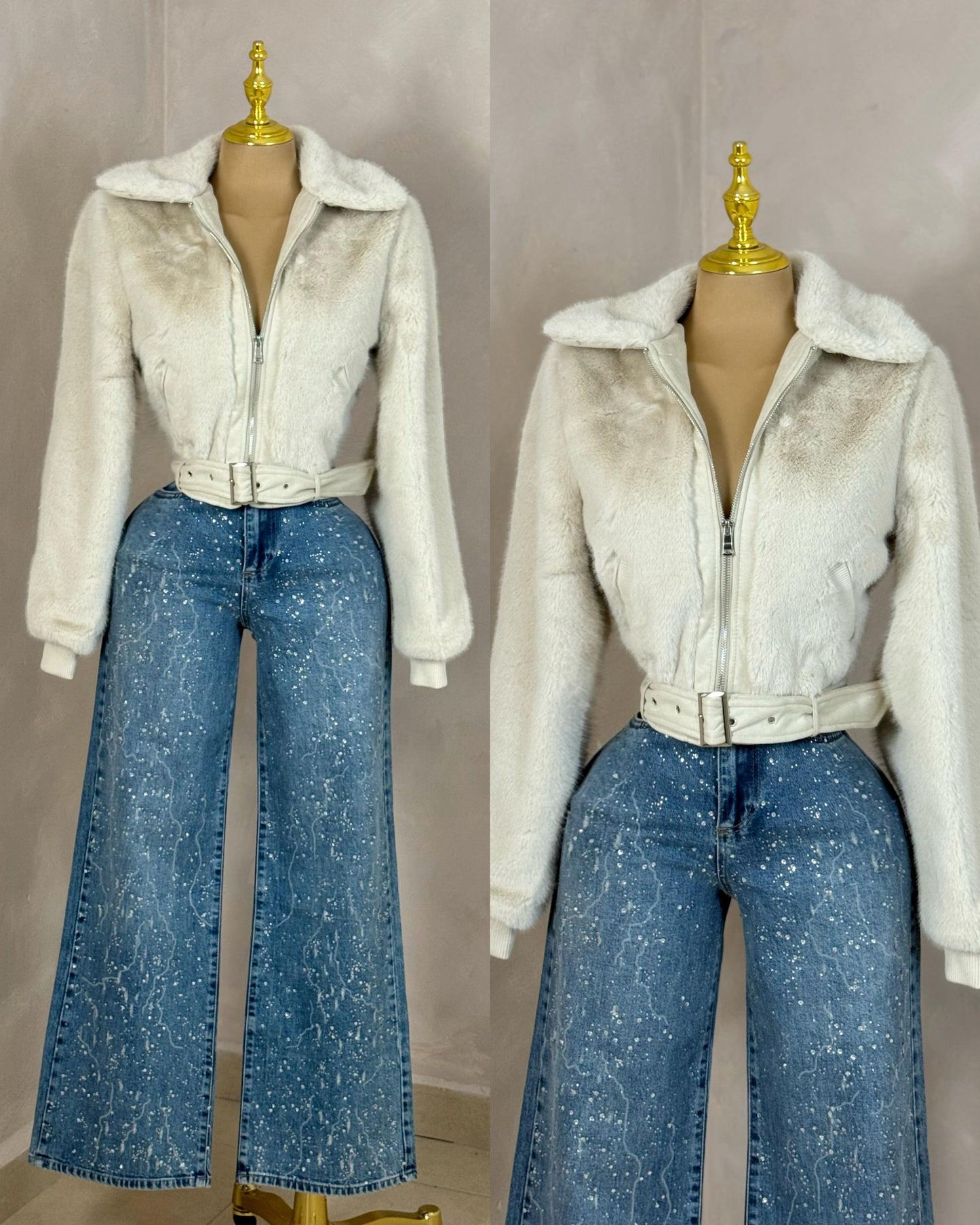 CHAMARRA TEDDY BEIGE