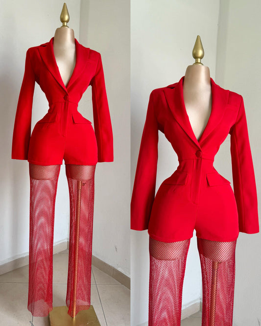 ENTERIZO LUCIANA ROJO