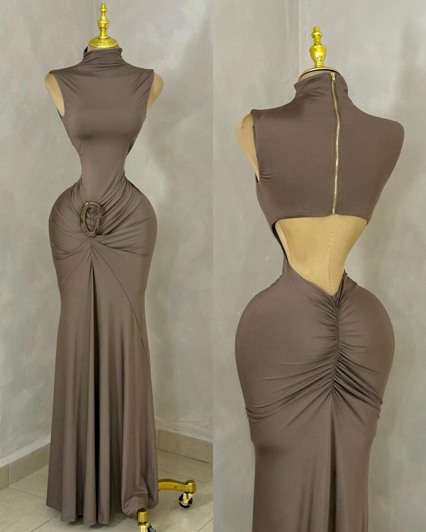 VESTIDO RENATA CAFE
