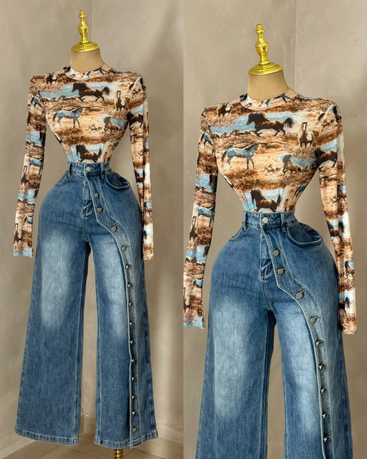 BLUSA CABALLOS