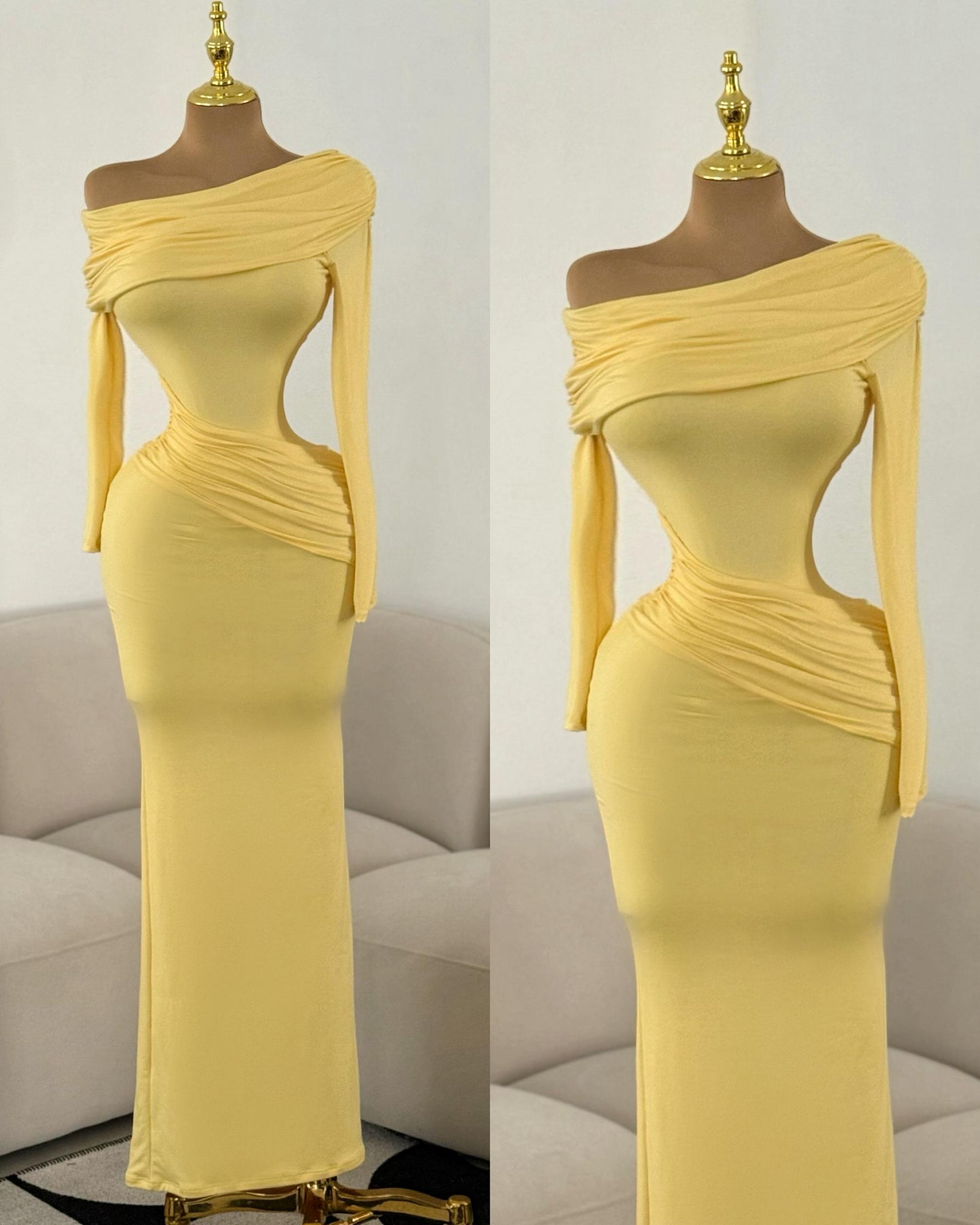 VESTIDO NOELIA AMARILLO