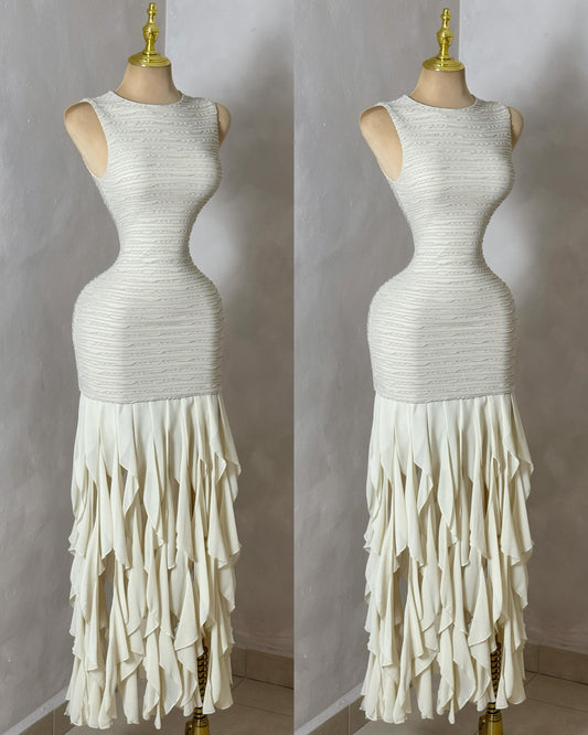 VESTIDO ZARELA BEIGE