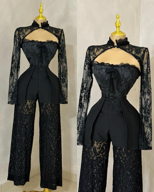 PANTALÓN ENCAJE