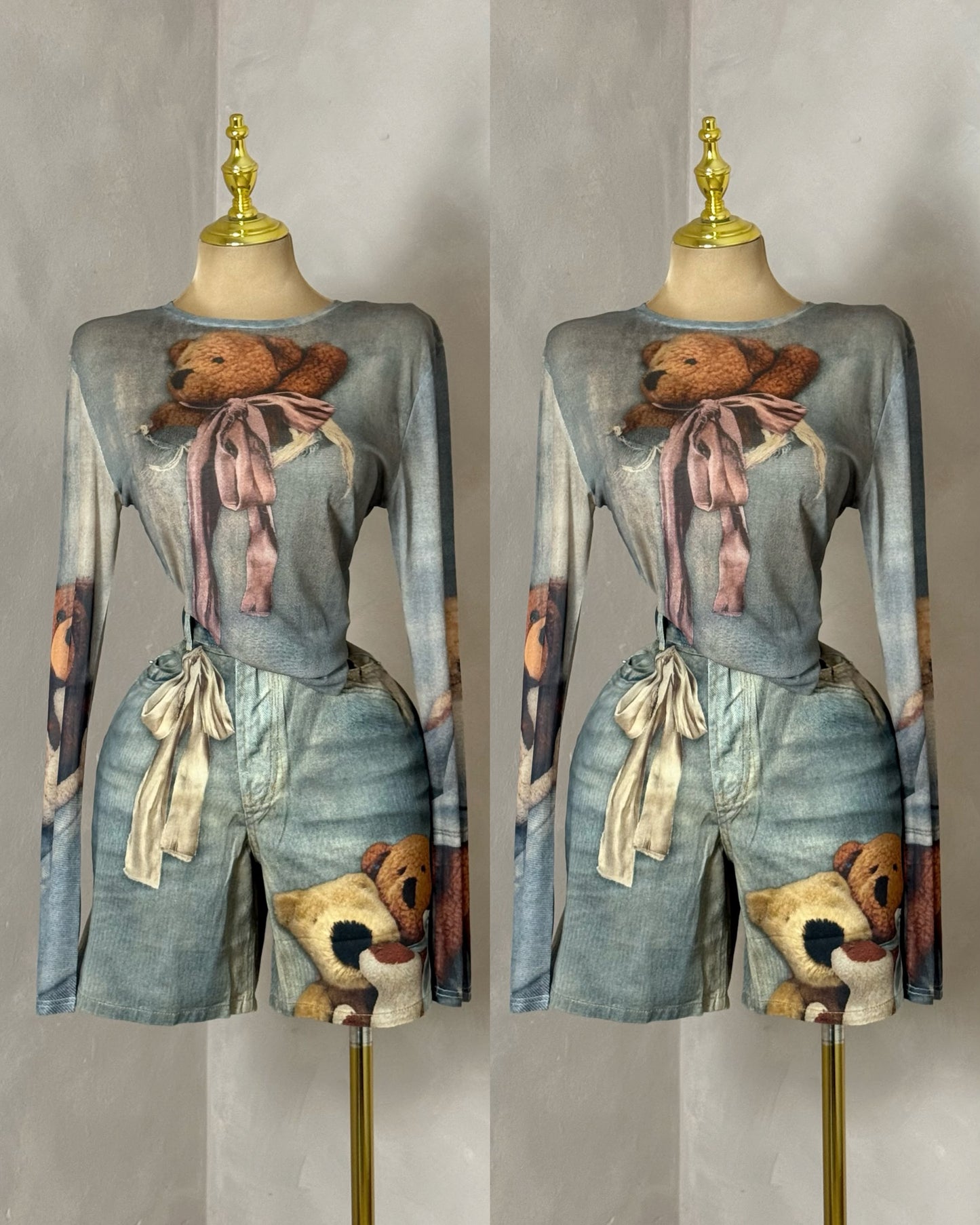 CONJUNTO TEDDY BERMUDA