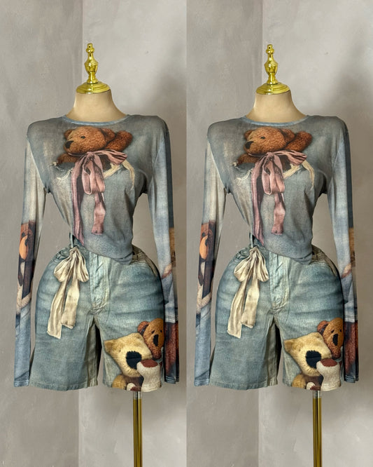 CONJUNTO TEDDY BERMUDA