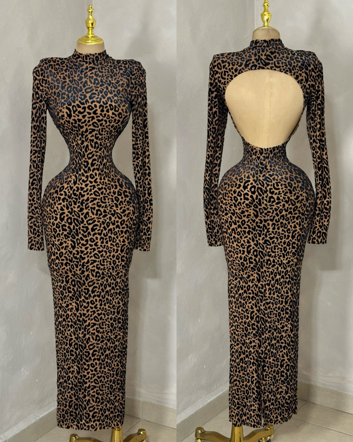 VESTIDO PARDO
