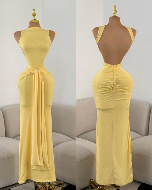 VESTIDO AITANA AMARILLO