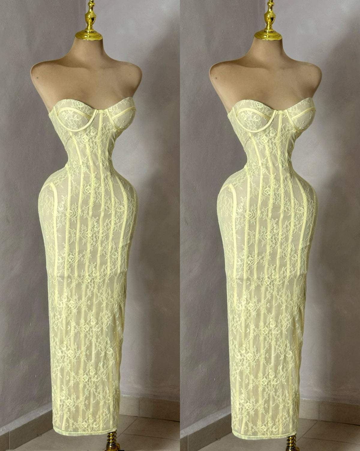 VESTIDO VALESKA AMARILLO