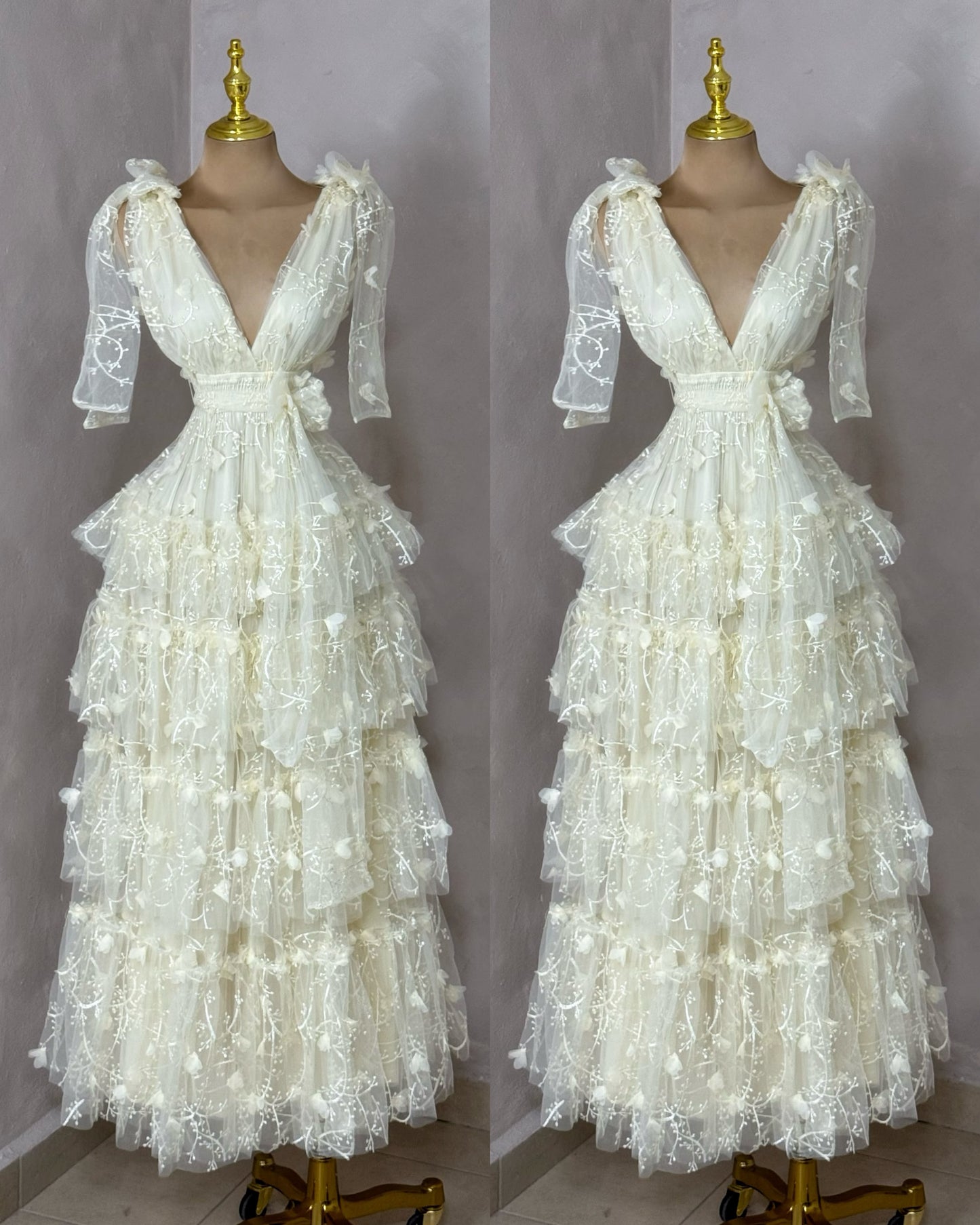 VESTIDO MAVE BEIGE