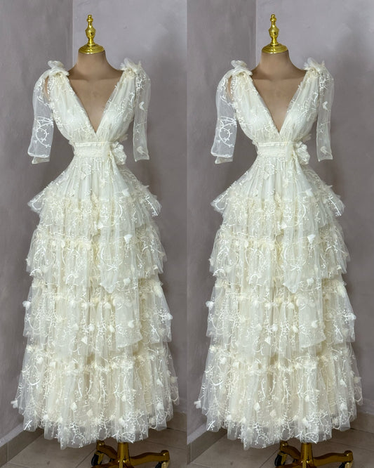 VESTIDO MAVE BEIGE