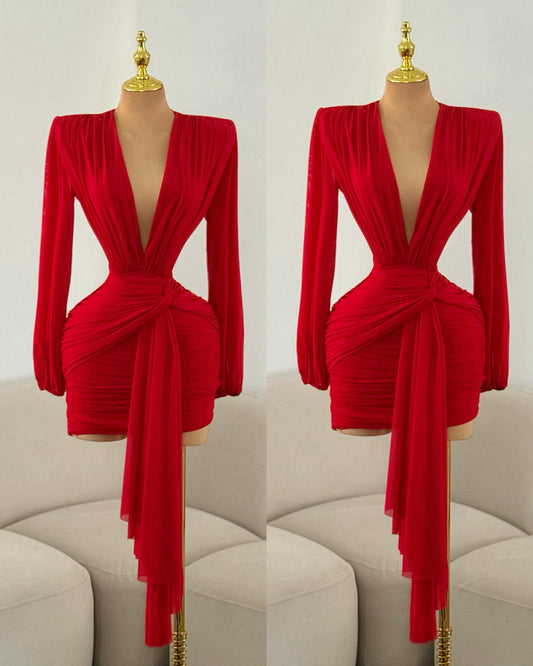 VESTIDO MIA ROJO