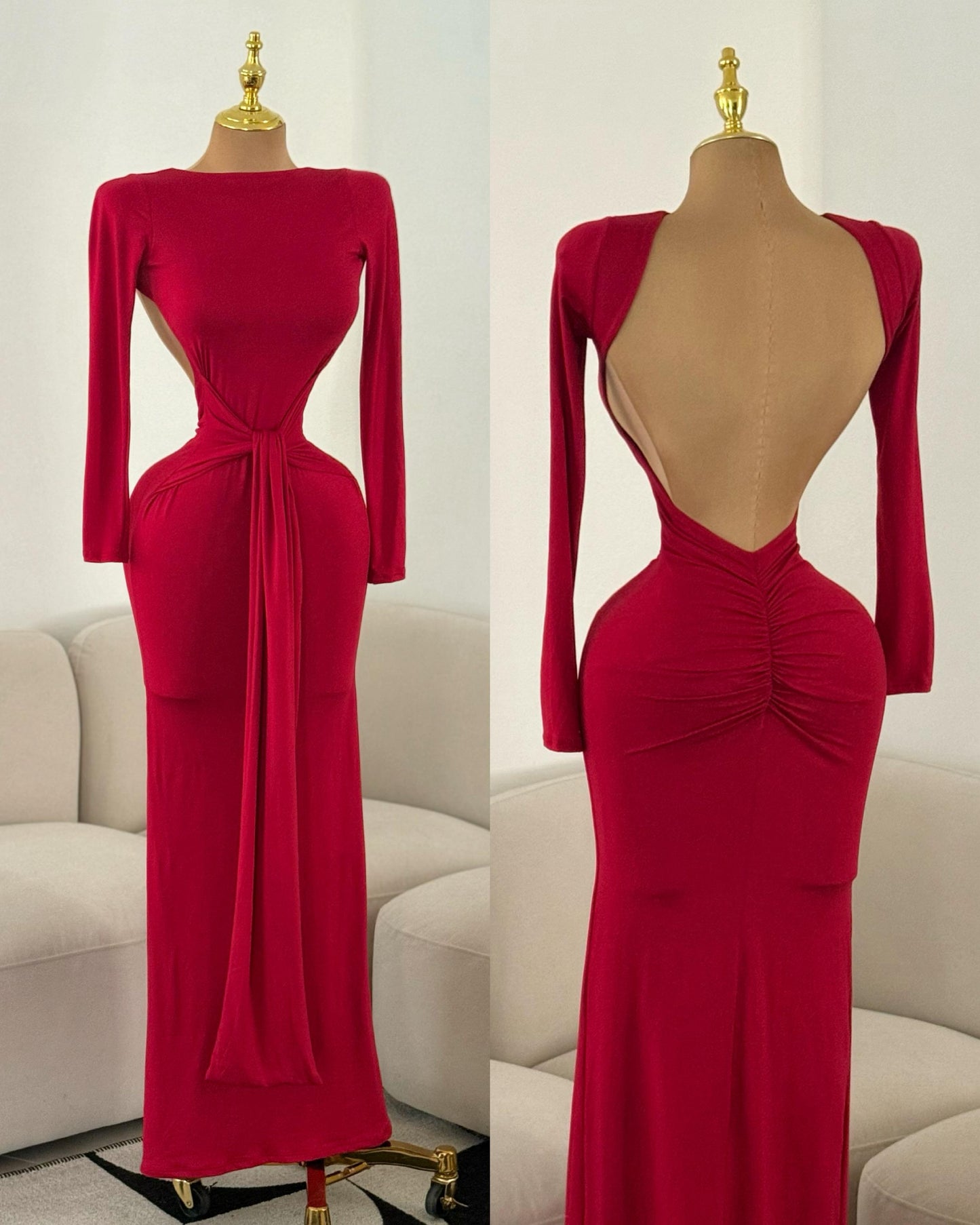 VESTIDO AURA ROJO