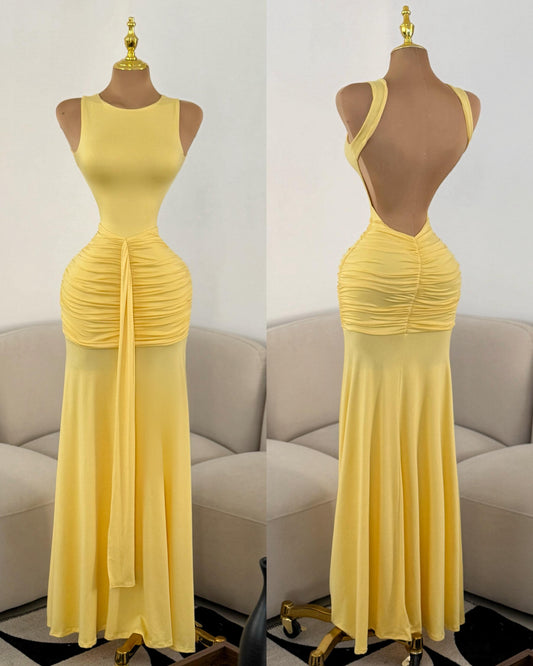 VESTIDO MIREI AMARILLO