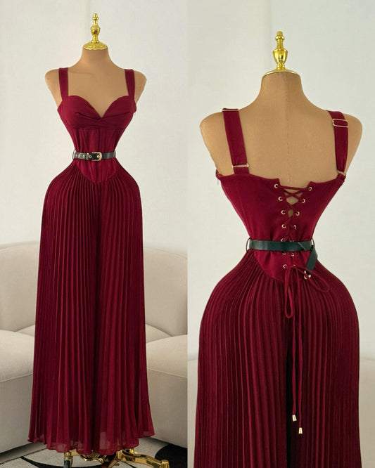ENTERIZO ADRIANA BURGUNDY