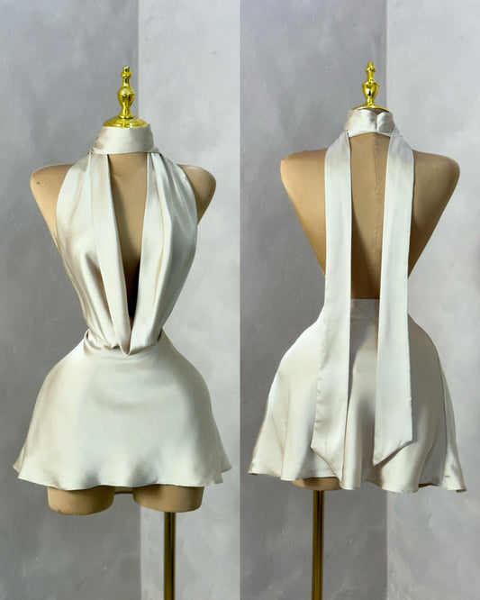 VESTIDO ALI CHAMPAGE
