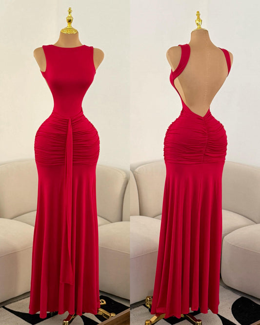 VESTIDO MIREI ROJO
