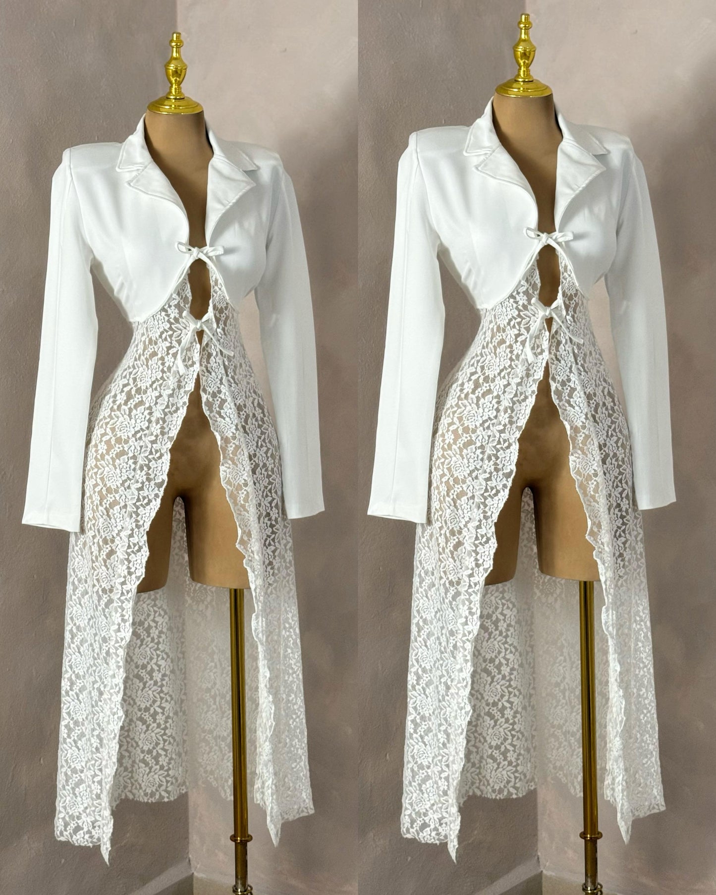 BLUSA LARGA ENCAJE
