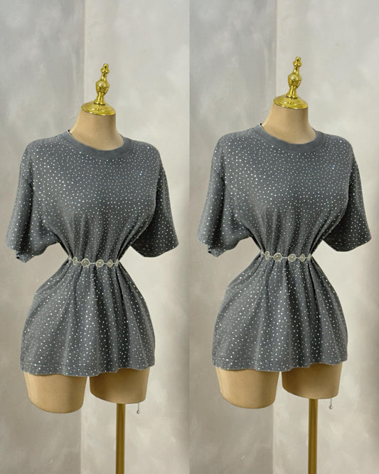 PLAYERA PAULINA GRIS