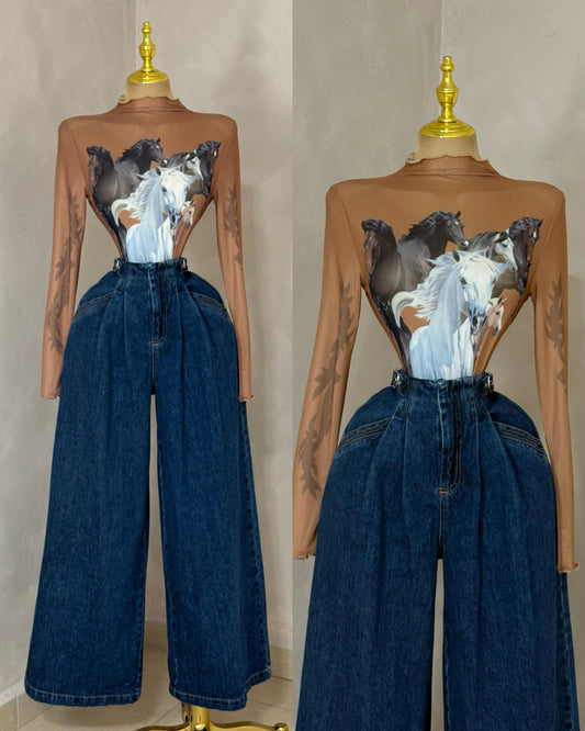 BLUSA CABALLOS